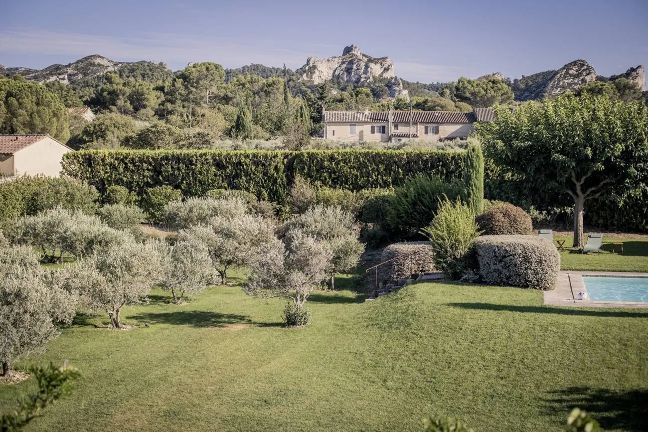 The grounds from upstairs